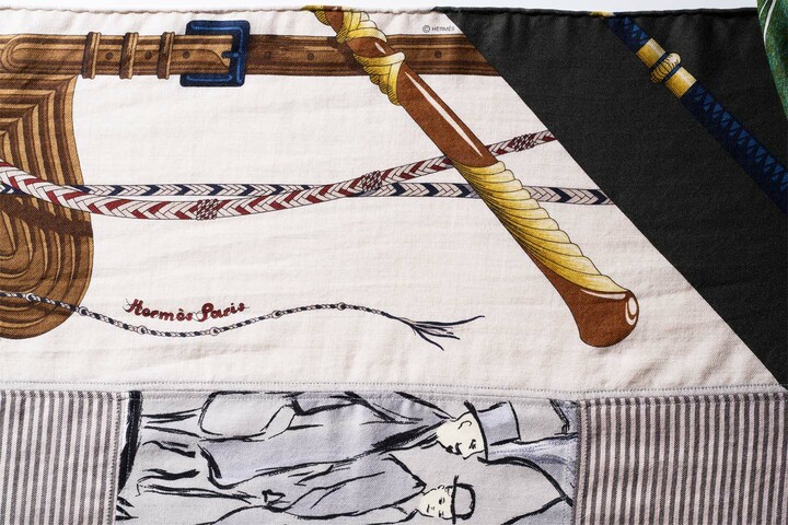 エルメスのショール『グラン・パッチワーク』