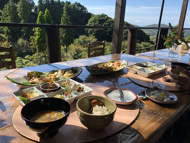「喫茶ととや」のテラス