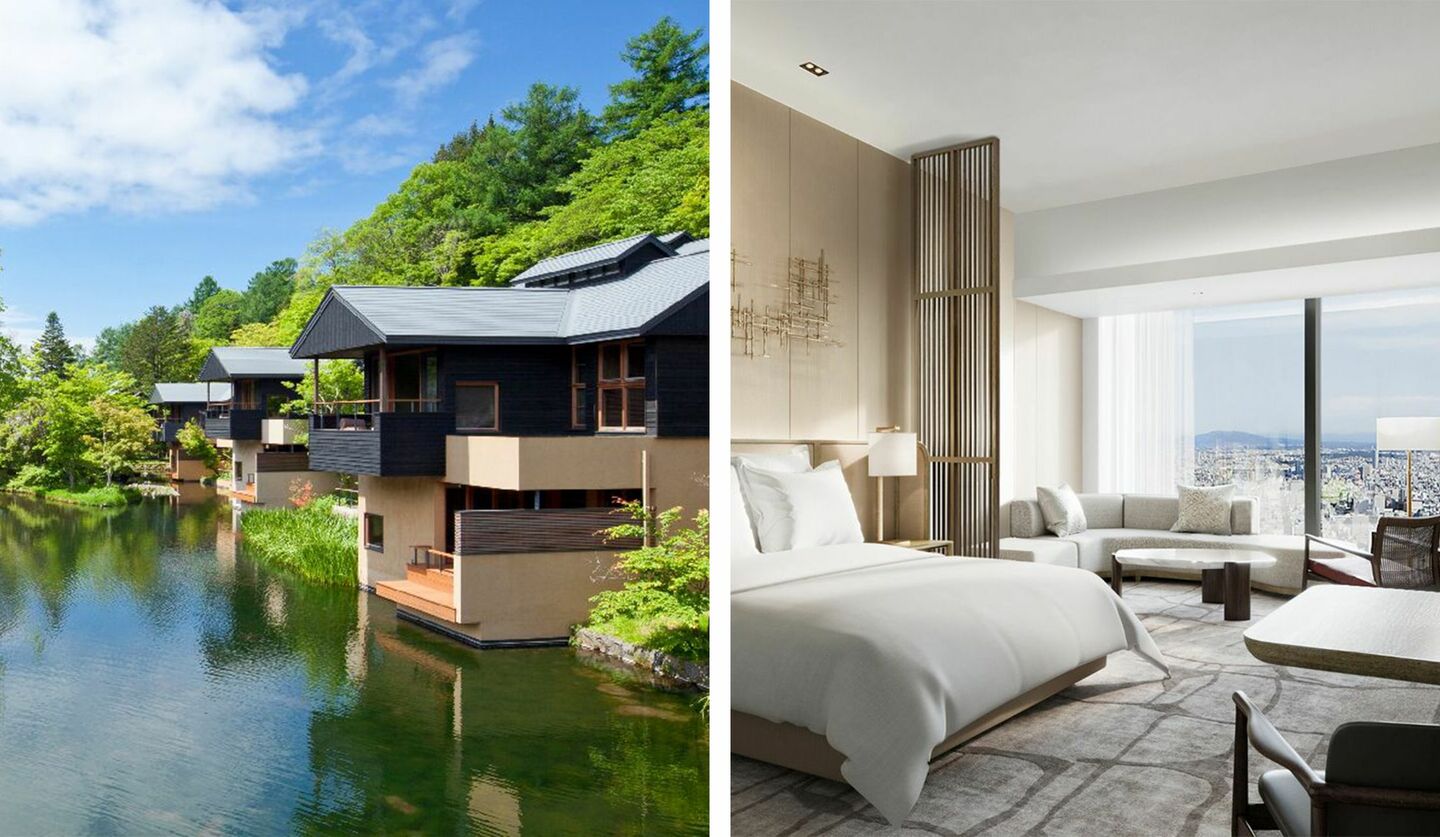 「星のや軽井沢」、「コンラッド名古屋」