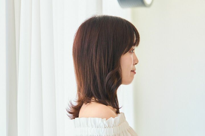 40代 髪型_2,ミディアムヘア_2