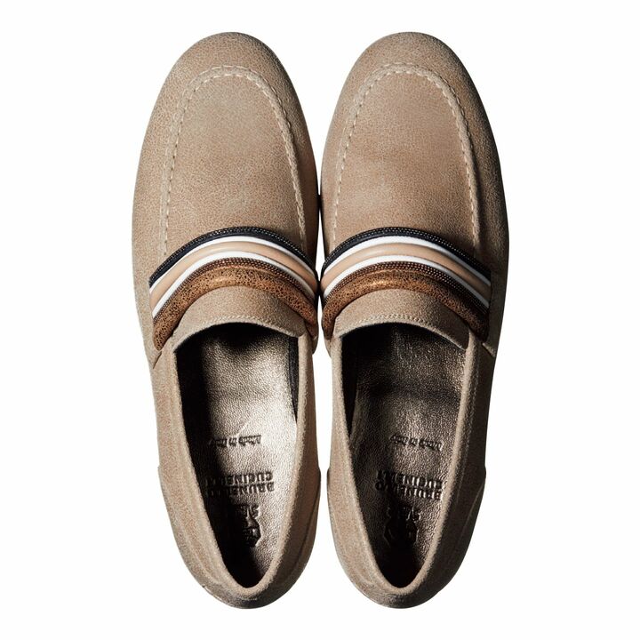 靴￥110,000［バフィングカーフスキン］【ヒール：1.5cm】（ブルネロ クチネリ ジャパン）　[Precious2019年5月号125ページ] 