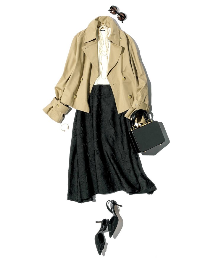 高橋リタさんのスタイリングによるアウターを主役にしたコーディネート