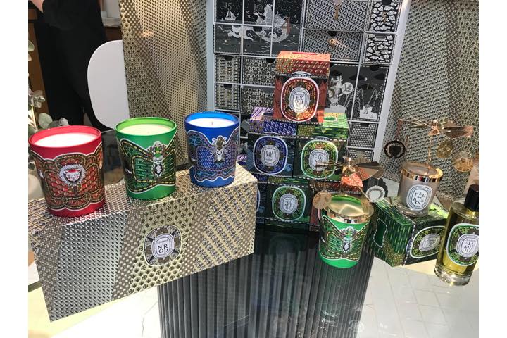 美しいフレグランスキャンドルはギフトにもぴったり。