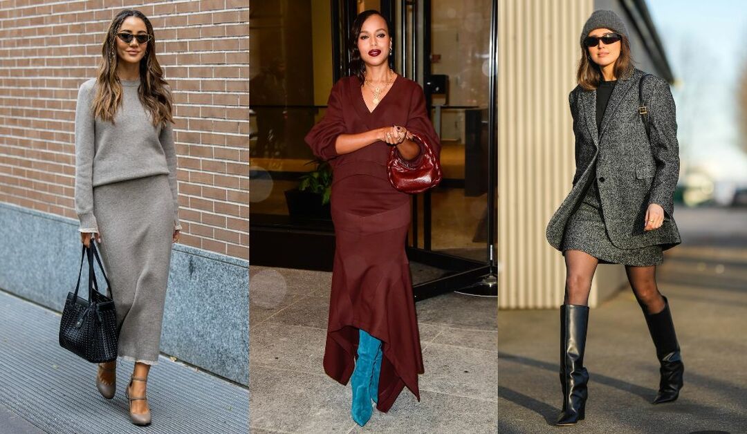 大活躍】確定この秋「スカートのセットアップ」があれば余裕漂う大人