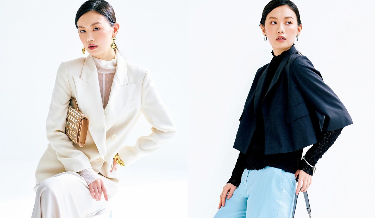 インナーを活用したジャケットのスタイリング