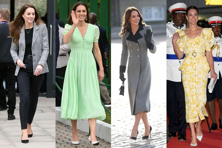 イギリスのキャサリン妃の写真4種