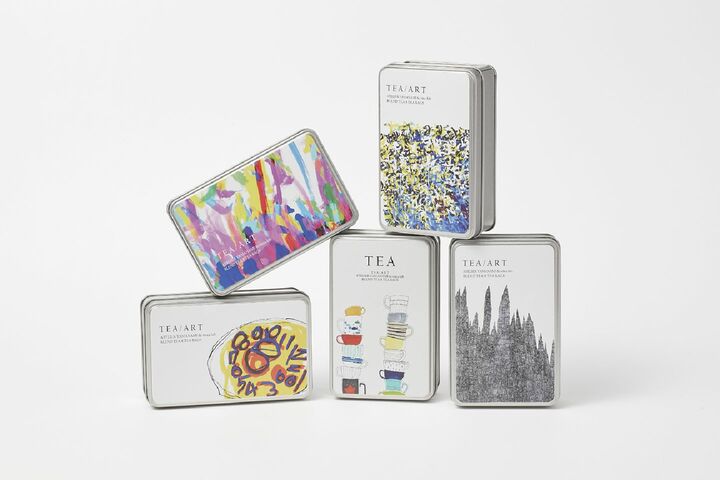 「おいしい日本茶研究所」のデザイン茶缶入りティーバッグ