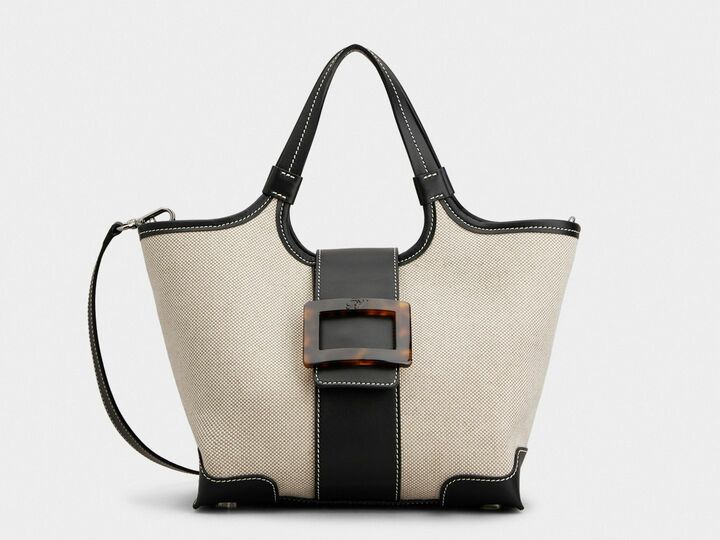 「ロジェ ヴィヴィエ」のバッグバッグ『ベル ヴィヴィエ キャンバス ショッピング バッグ ミニ』