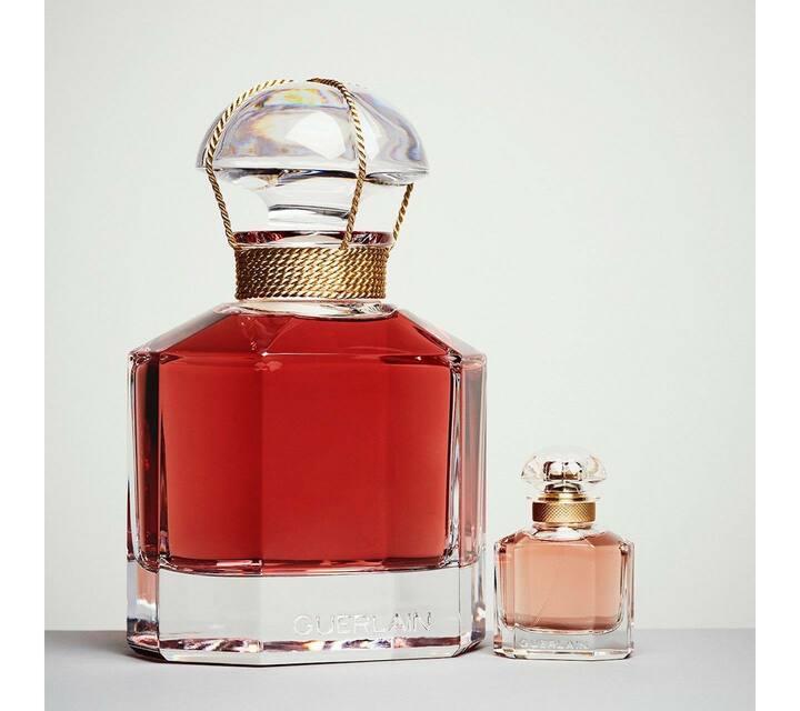 『モン ゲラン』（オーデパルファン） 1Ｌ ¥430,000・50ml ¥12,000（税抜）