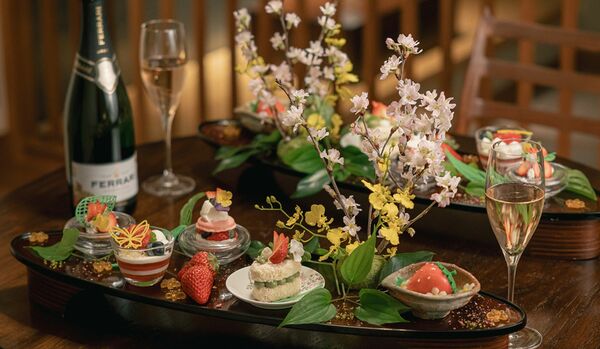 【THE HIRAMATSU 京都】お部屋でいちごのプチアフタヌーンティーを楽しむ滞在プランが登場!