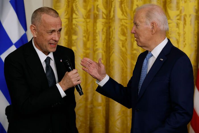右は、第46代アメリカ合衆国大統領ジョー・バイデン。