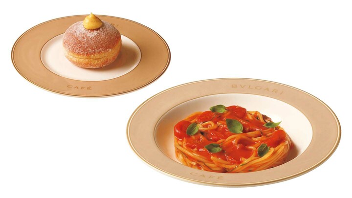 「HANKYU LUXURY」の「ブルガリ オオサカ カフェ」の料理