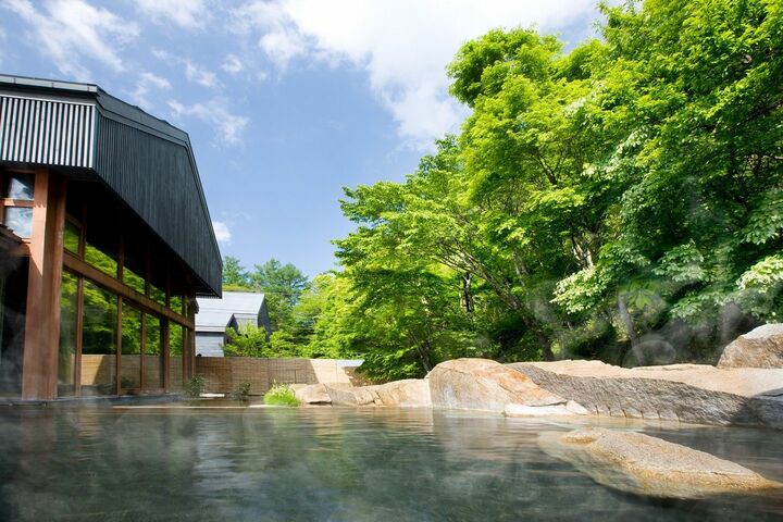 トンボの湯・露天