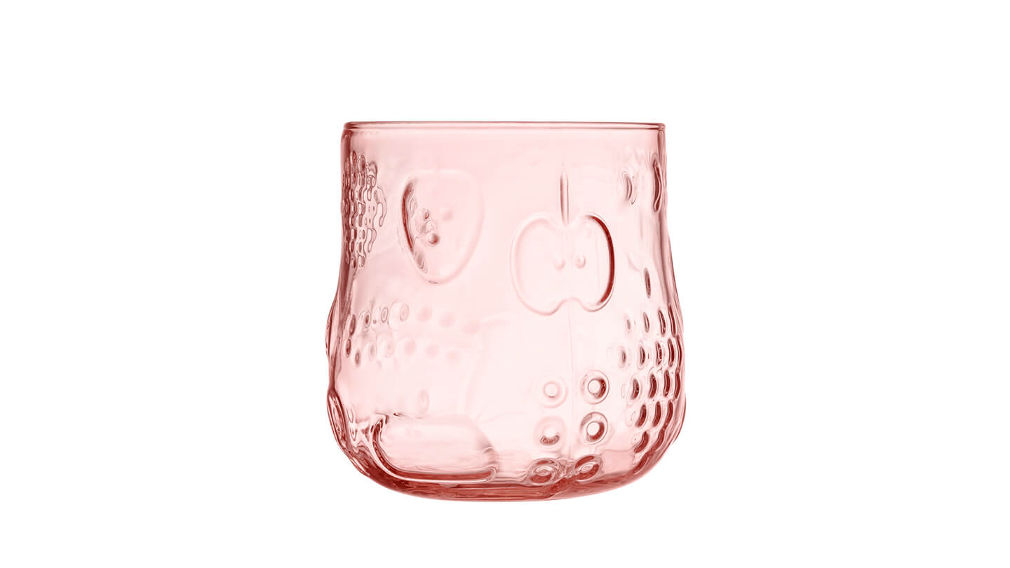 「フルッタ タンブラー 250ML ペア サーモンピンク」
