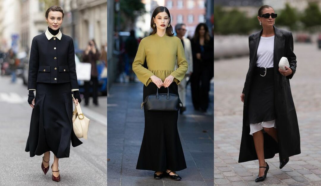 秋の旬靴】「黒スカート×メリージェーン」でエレガンスを確保！ 品よく  