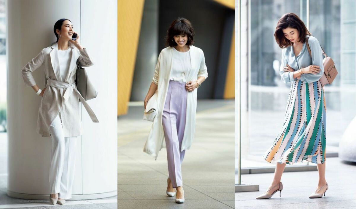 ベージュパンプスコーデ12選【2019春】｜エナメル・ぺたんこ靴・ヒール 