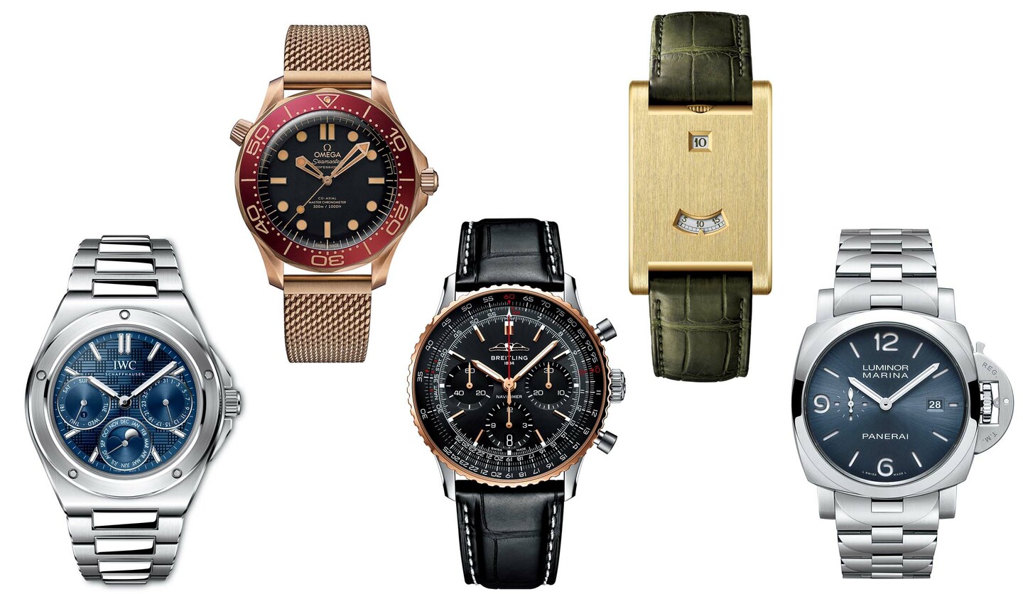 オメガ、カルティエ、IWC SCHAFFHAUSEN、ブライトリング、パネライの時計