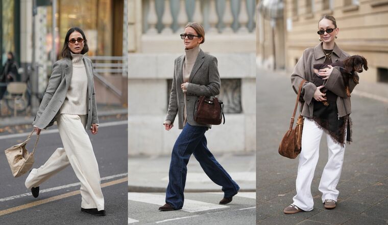 冬ベージュの装い３選