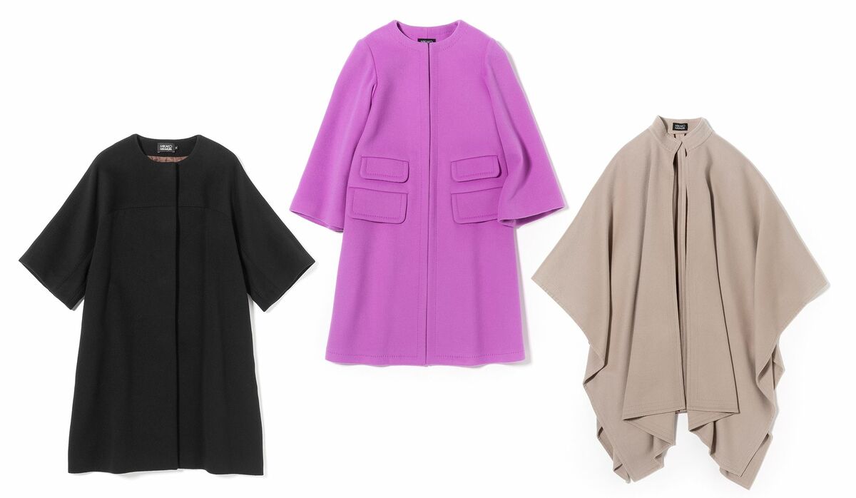 ミカコ ナカムラ」の名品カシミアコート｜仕立てのよさと美