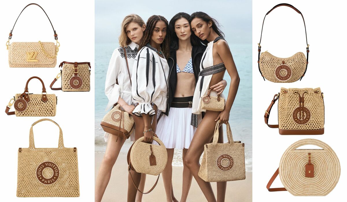 【ラフィア素材で夏気分満載♪】Louis Vuitton ハンドバッグ ルイ・ヴィトン】夏のカプセルコレクション『LV バイ・ザ
