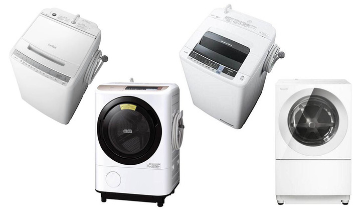 「日立」や「パナソニック」の洗濯乾燥機など、一人暮らしに人気の洗濯機まで一挙にご紹介
