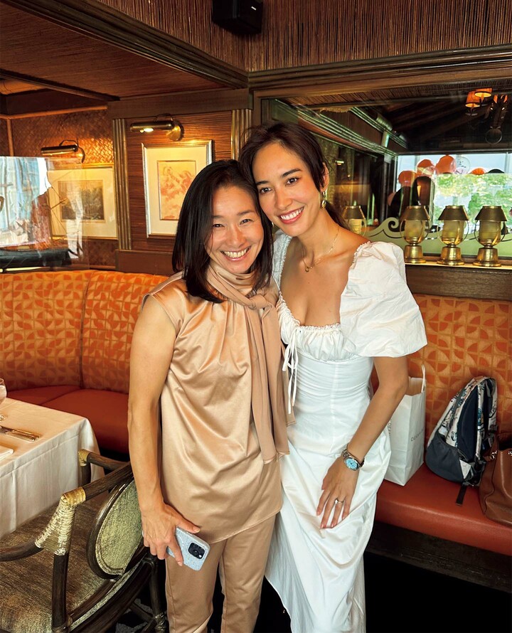 立野リカさんと元プロテニスプレーヤーの伊達公子さん