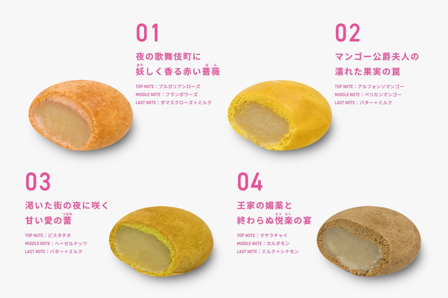 歌舞伎町のローズ、ゴールデン街のマサラチャイなど個性的な和菓子