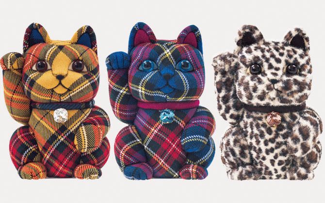 和樂オリジナルの招き猫「福猫」バリエーション3種