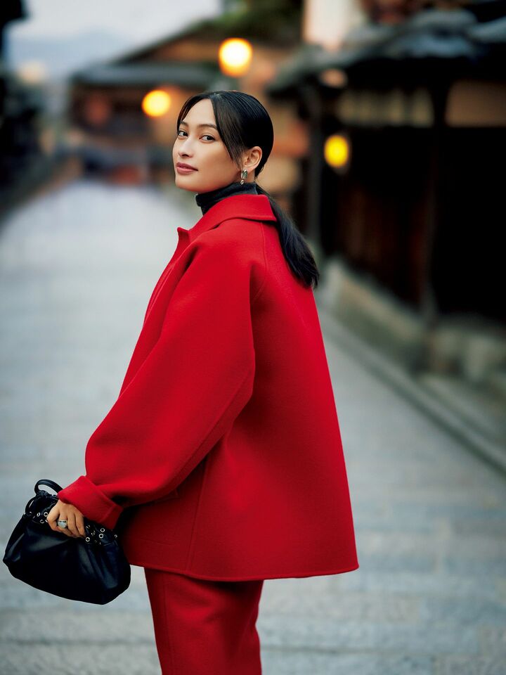 旅コーデ_1,コート_1,スカート_1