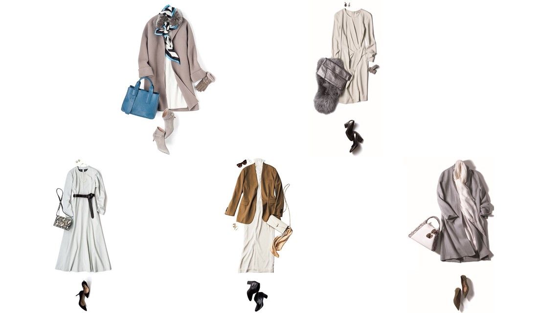 冬に映える 白ワンピース コーデ11選 Precious Jp プレシャス