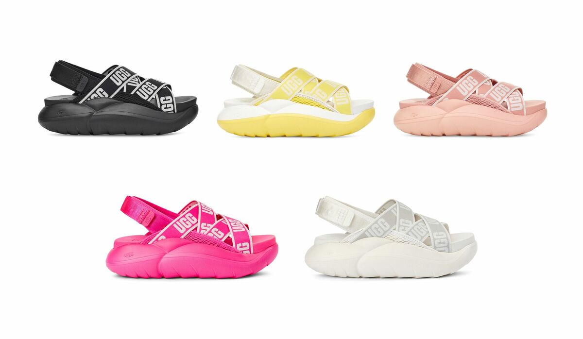 あ*ん様 UGG クラウドサンダル UGG LA CLOUD SPORT SANDAL Black 23SS-I（アグ エルエー