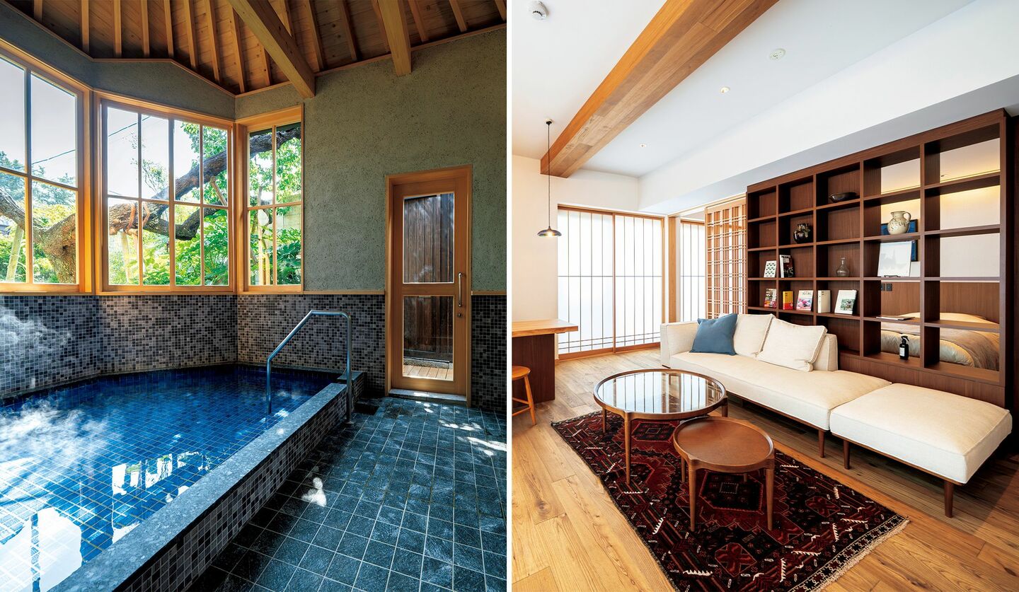 大分県・別府の湯けむりと「冨士屋ホテル」の温泉