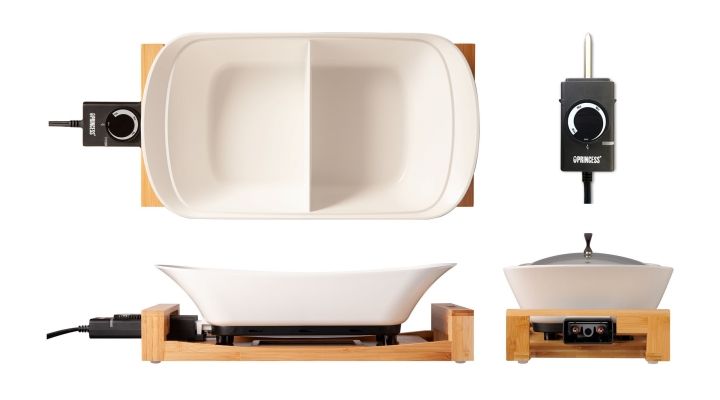 スタイリッシュなフォルムは器としても映えます。こちらは、PRINCESSの定番カラー「PURE(ホワイト)」。