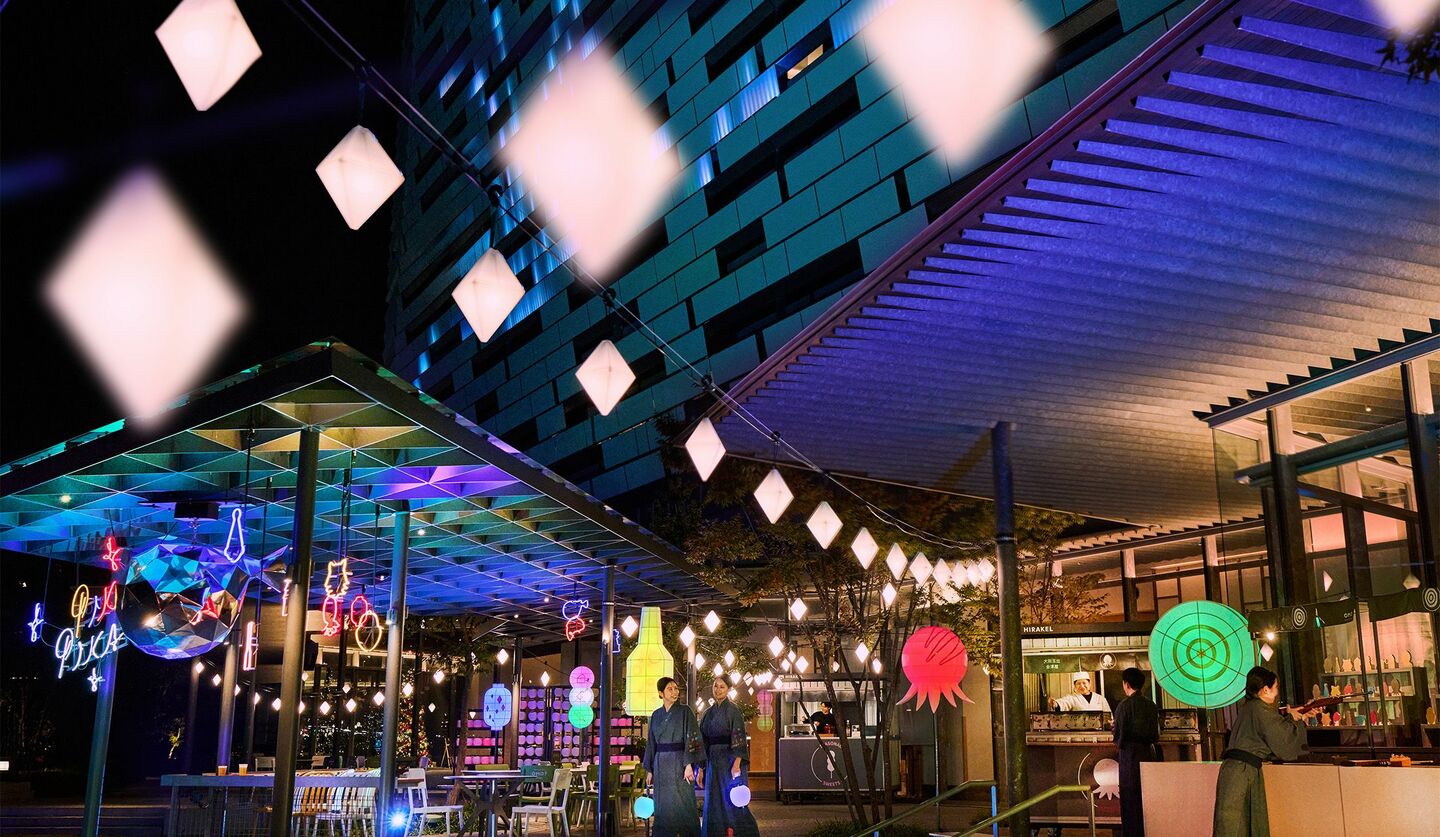 ホテル「OMO7 大阪 by 星野リゾート」で開催されているナイトイベント「OSAKA PIKAPIKA NIGHT」