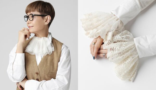 人気スタイリストのアイデアに脱帽!装いに華やかさを足す簡単ハンドメイドのレースアクセサリー【犬走比佐乃さん】