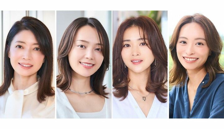 前髪なしミディアム