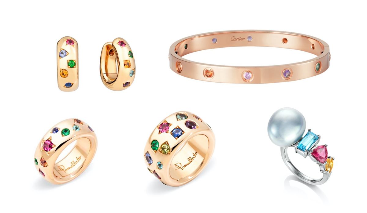 マルチカラーが華やか！春の日差しに明るく映えるカラフルジュエリー5