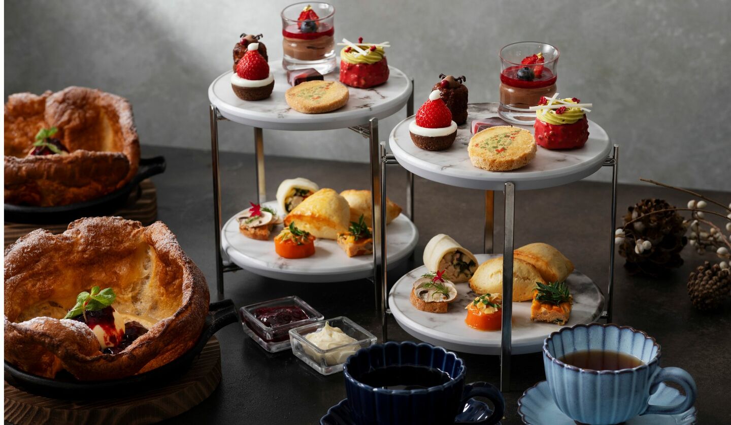 八芳園「ALL DAY DINING FUDO」クリスマスアフタヌーンティー