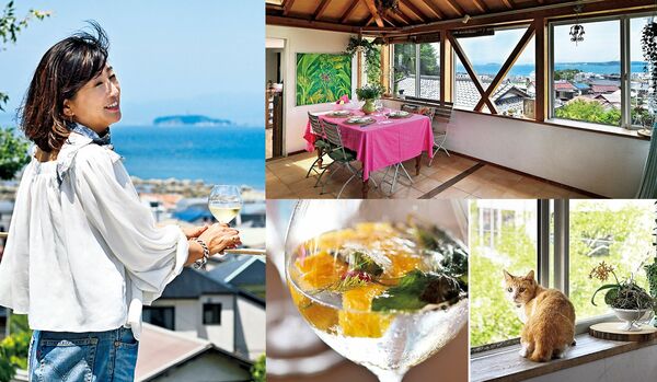 「家中どこにいても光と風、海を感じる開放的な家…」料理研究家・土屋由美さんの神奈川・葉山のご自宅を大公開