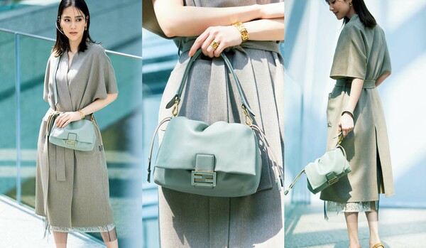 「FENDI」大人気バッグ『マンマ バゲット』なら、ストラップしだいで自由自在な持ち方が楽しめる！