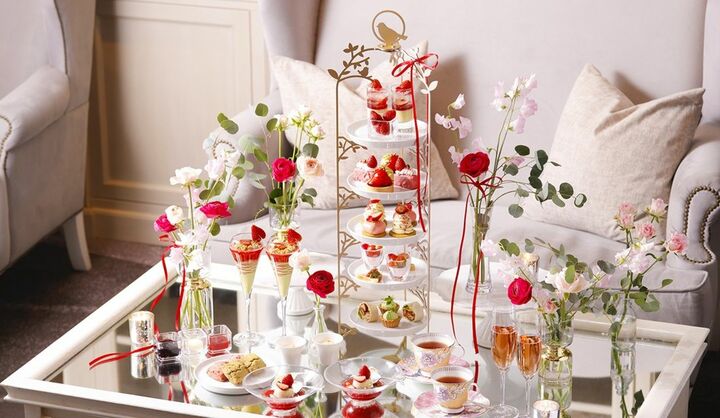 ホテル インターコンチネンタル 東京ベイ「完熟いちごとピスタチオのアフタヌーンティー」