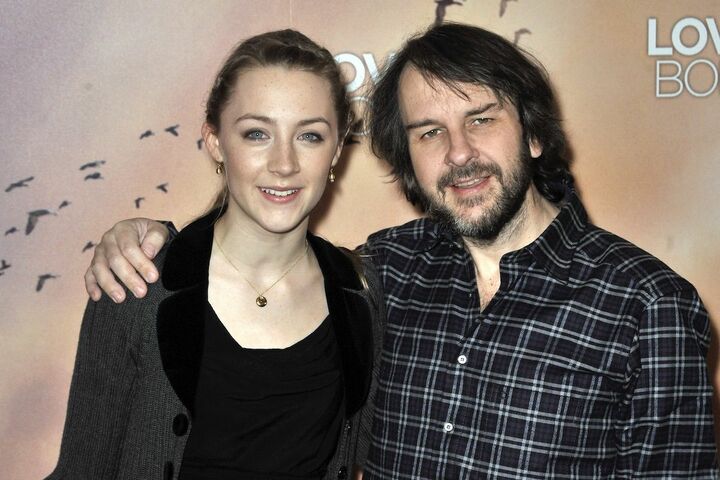 2009年、舞台挨拶にて出演のシアーシャ・ローナンと。