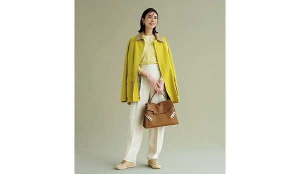 【スタイリスト高橋リタさん流】春はきれい色アウターを纏いたい！【イエローのカバーオール風アウター】で快適な着心地も叶えて