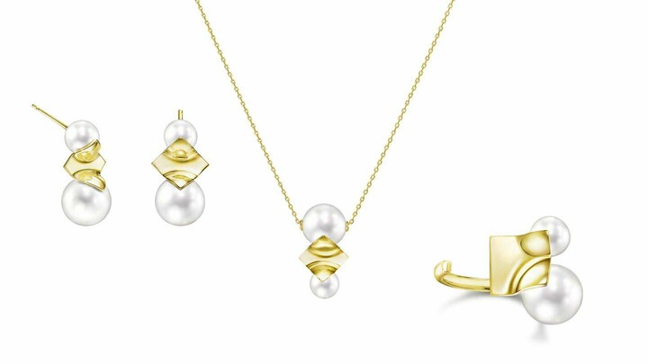 TASAKIの『スクエアリーフ』シリーズジュエリー3種