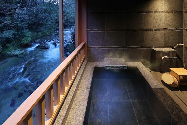 客室露天風呂