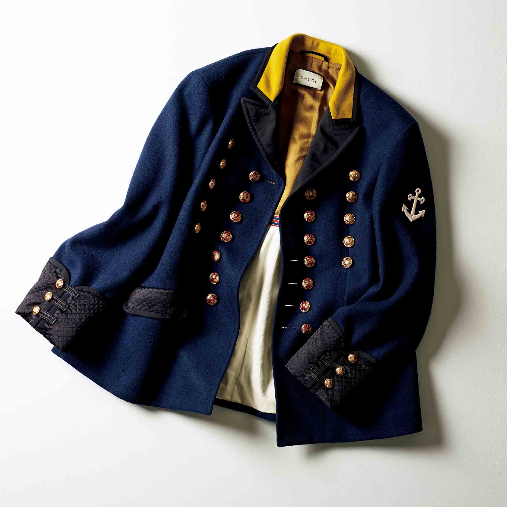 ピーコート¥510,000(グッチジャパン)撮影/小池紀行(パイルドライバー)