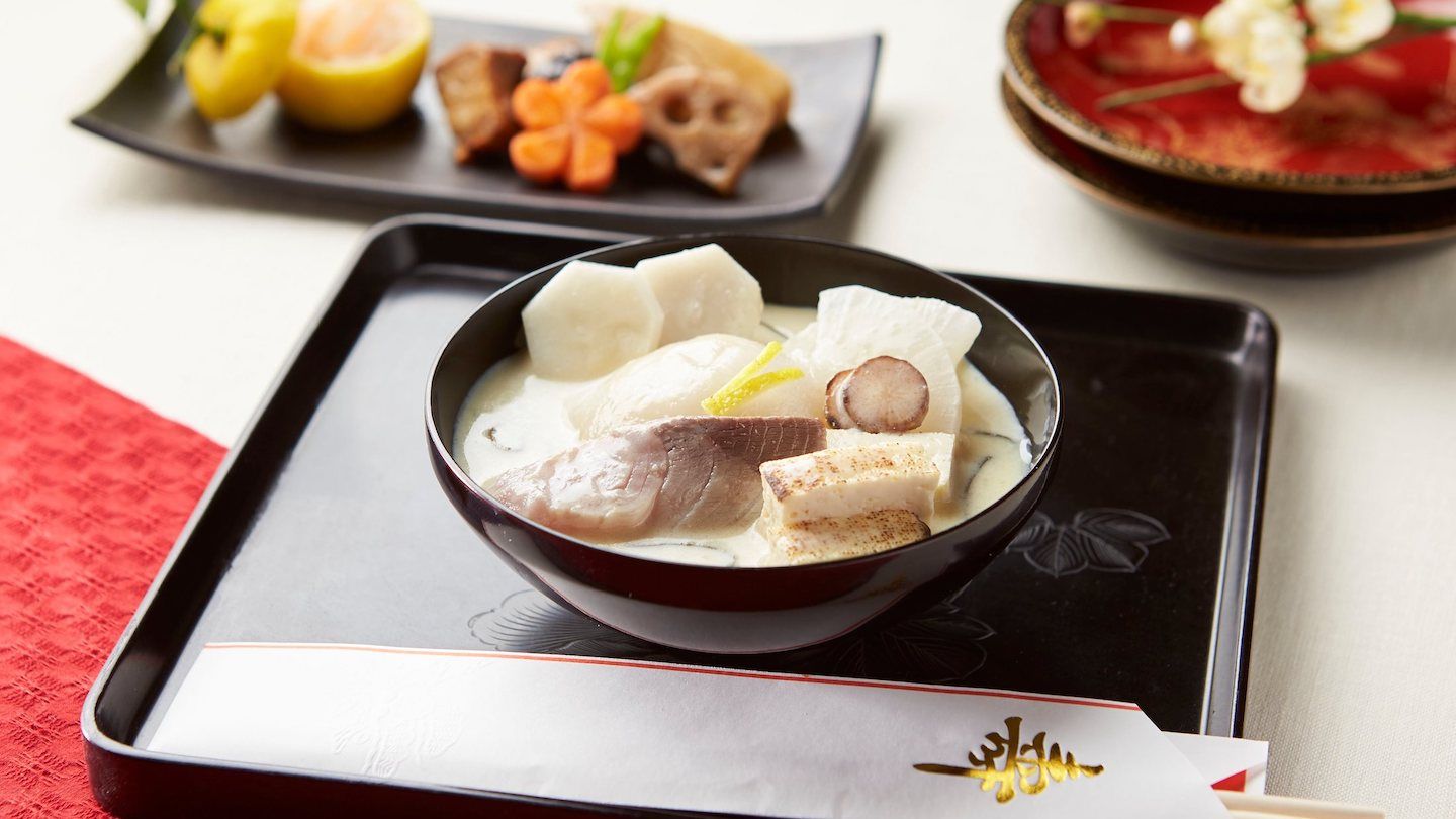 郷土料理 愛媛の白味噌お雑煮