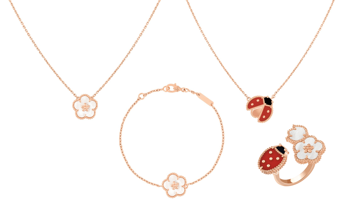 ヴァンクリ ラッキー スプリング ブレスレット プラムブロッサム 春の幸福感溢れる！ヴァン クリーフ＆アーペルの「ラッキー スプリング