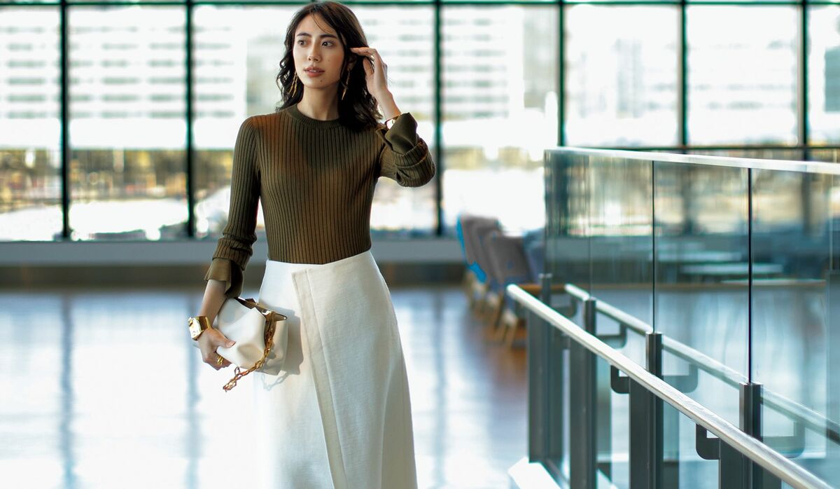 み*こ様 GUCCI 幾何学模様 フレアスカート