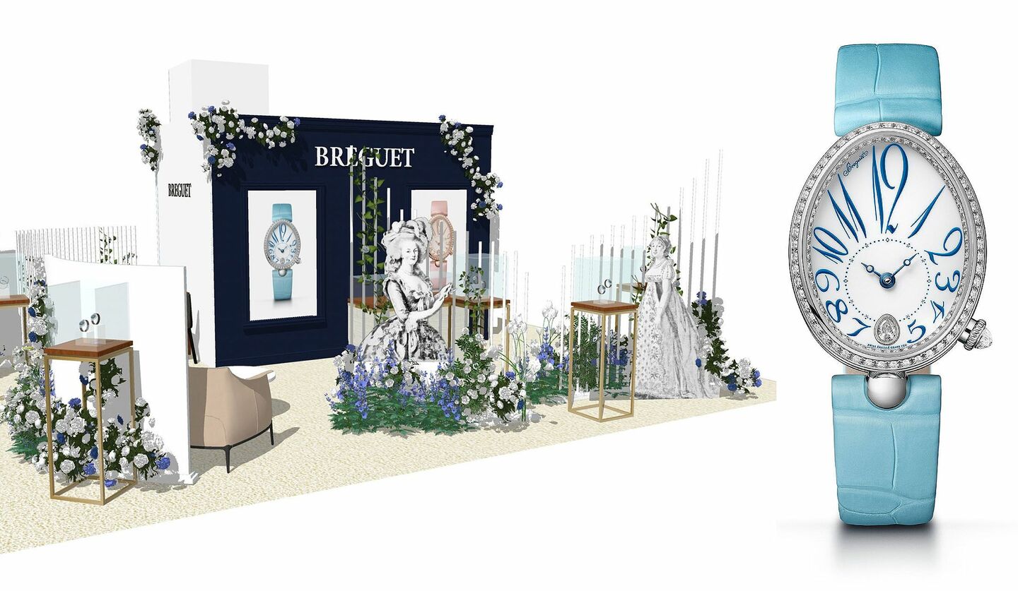 阪急うめだ本店5階にて開催される『Breguet × Queens ブレゲを愛した王妃たち』展のイメージ